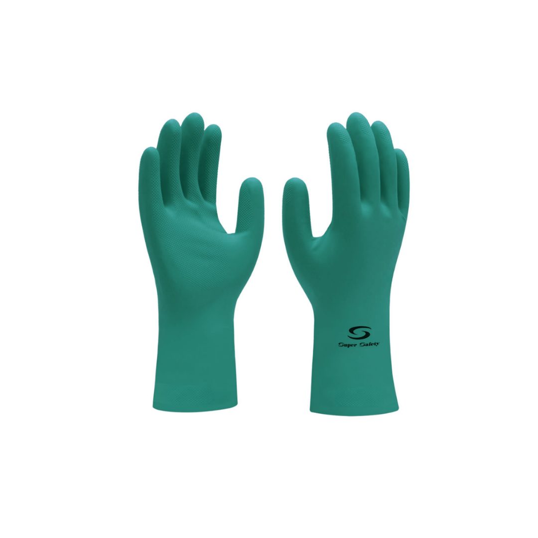 Luva de Látex Nitrílico Supergreen Super Safety