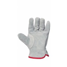 Luva De Raspa Couro Soldador Punho 7cm