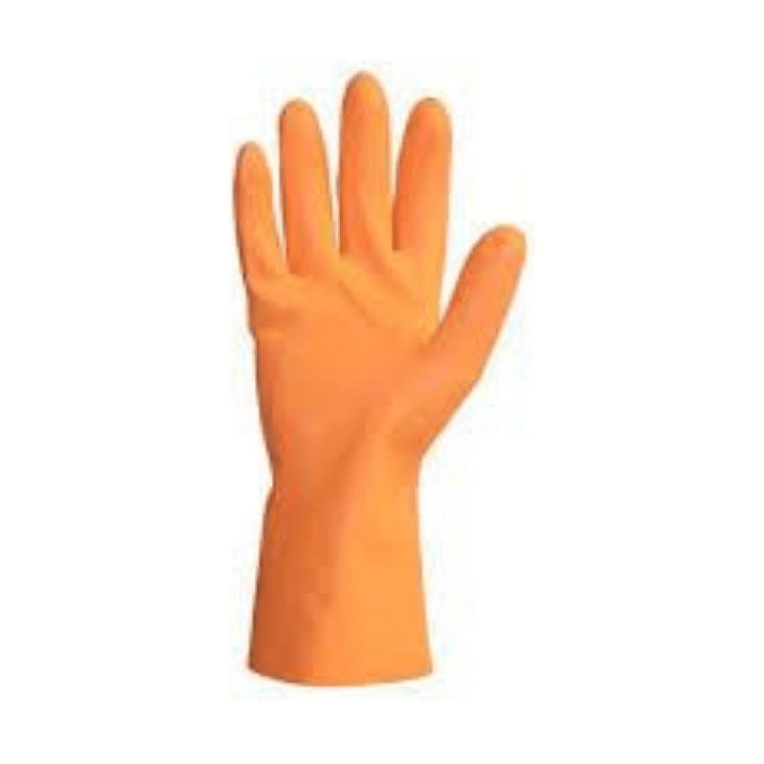 Luva Látex Reforçada Danny Max Orange - Imagem 3