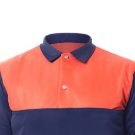 Camisa Para Operador de Motosserra Laranja e Azul Sayro