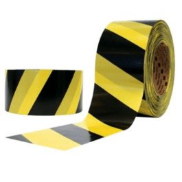 Fita Zebrada Amarelo e Preto