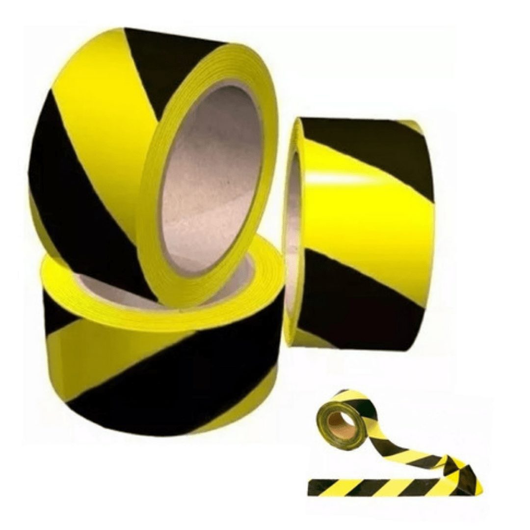 Fita Zebrada Amarelo e Preto - Imagem 3