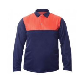 Camisa Para Operador de Motosserra Laranja e Azul Sayro