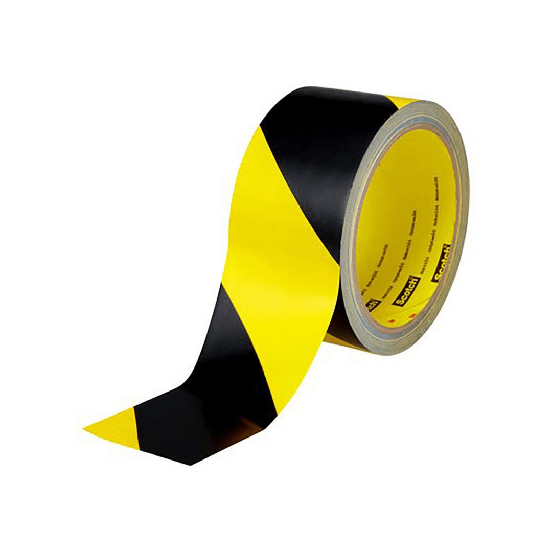 Fita Zebrada Amarelo e Preto
