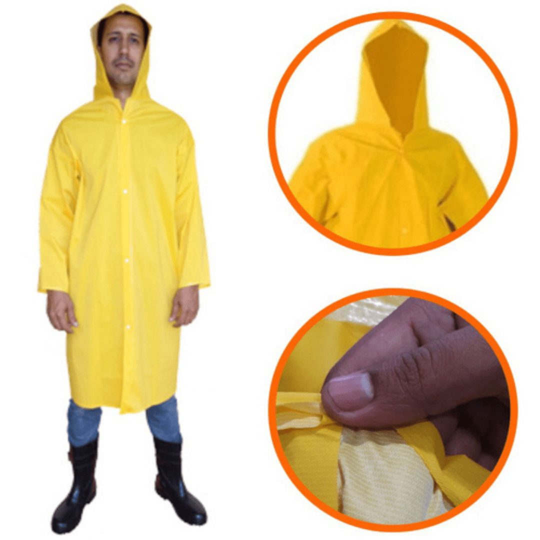 Capa de Chuva em pvc Forrada Plus - Brascamp - Imagem 2