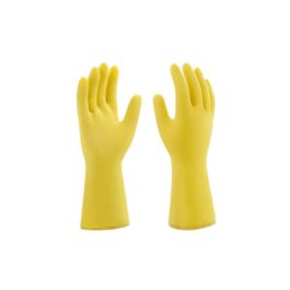 Luva Látex Natural Amarela Anti-Derrapante Pro 280