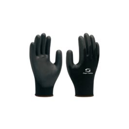 Luva Super Safety SS1003 Preta Banho em Pu