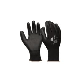 Luva Tátil Poly Pu Black Marluvas MCR
