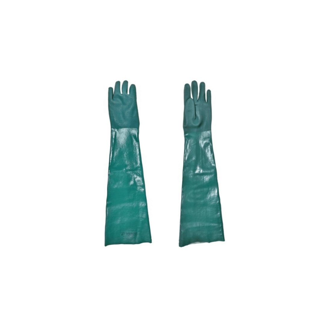 Luva de PVC Forrada Palma Áspera Plastcor 46cm