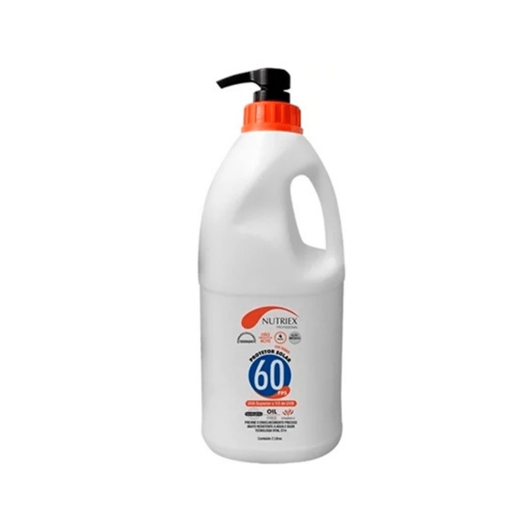 Protetor Solar Profissional FPS 60 1/3 UVA 2 Litro - NUTRIEX